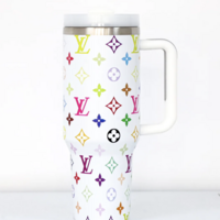 Handmade luxury Monogram tumbler  - Thumbnail 1