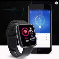 Y68 Smart Watch for Women & Men – Bluetooth Fitness Tracker, Music Player, Sleep Monitor, Sport Bracelet Wristwatch (White, Black, Pink) - Thumbnail 4