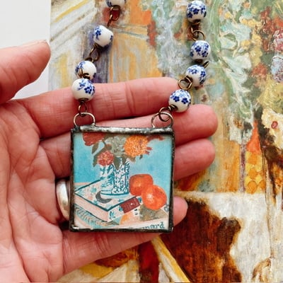 “a quiet calm life” necklace no.01