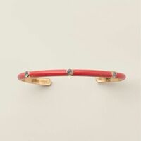 Sleek Enamel CZ Cuff Bracelet Set - FINAL SALE - Thumbnail 4