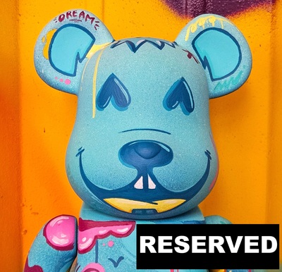 Custom Bearbrick 400% by Topo "Into the Deep"