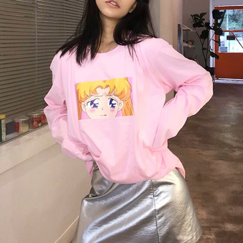 sailor moon eyes tee