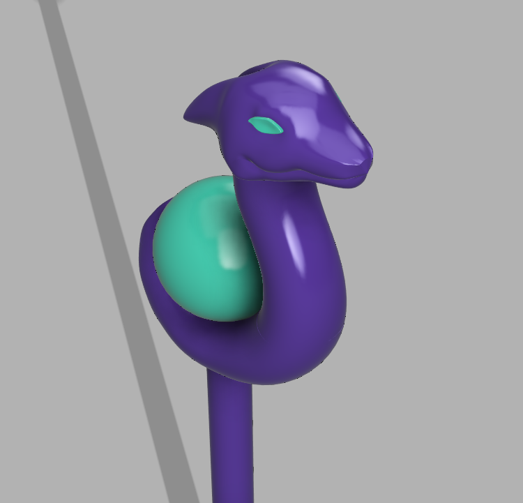 The Owl House Luz's Staff Palisman "Stringbean" 3D Print File on Storenvy