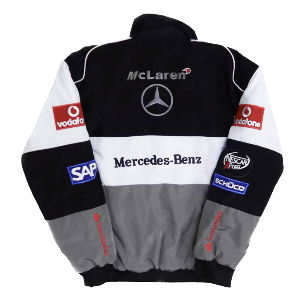 Mercedes Benz McLaren ジャケット グレー/ブラック Vintage 90's Mclaren Mika Häkkinen Jacket / Team Mclaren