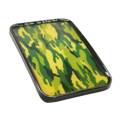 Men black metal fashion belt buckle army green camouflage work school statement