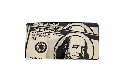 Men Silver Color Belt Buckle Hip Hop Street Fashion Club 100$ Bill Money Hood