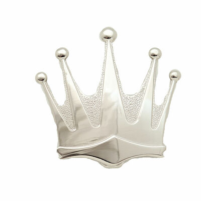 Men women silver metal belt buckle cowboy western fashion king queen crown large
