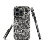 Monochrome Mosaic - Snap case for iPhone-8