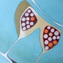 Imaginary map. Original oil painting-1
