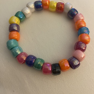 Multi colored bead bracelet 