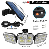 LED Super Bright Solar Lamp Lights Waterproof - Thumbnail 3