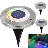 Garden Solar Powered LED Disk Light - Thumbnail 7