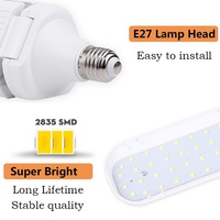 LED Lamp With Fan Blades Foldable - Thumbnail 1