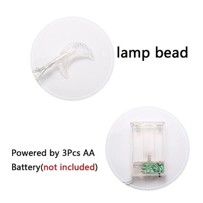 LED String Moon Shaped Light