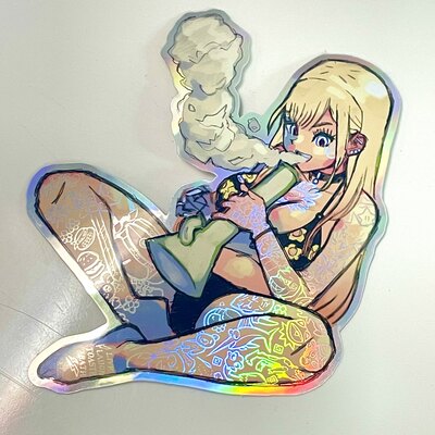 My Smoke-Up Darling Hologram Sticker