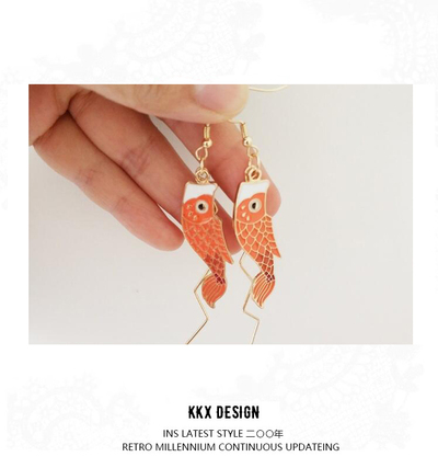 fish earrings