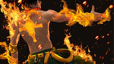 Ace ( One Piece ) Print 