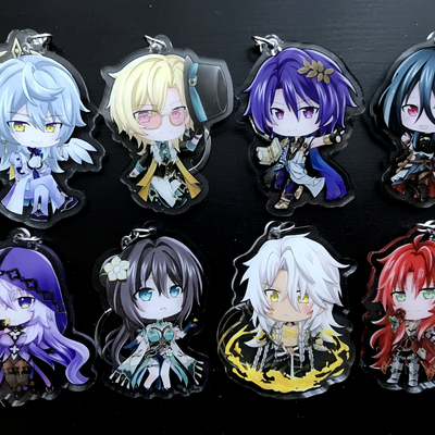 Honkai star rail 2.5" acrylic charms
