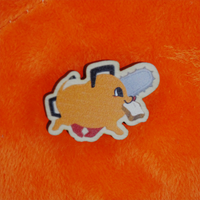 Pochita Bread Wooden Pin - Thumbnail 7