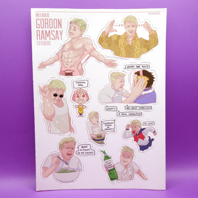 Gordon ramsay sticker-sheet