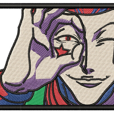 Anime machine embroidery pattern hisoka ok