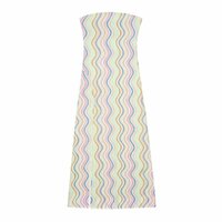 Printed tulle fitted tube top dress - Thumbnail 1