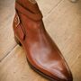Handmade Men Boots,Leather Boot,men ankle shoes,jodhpurs men shoes-4