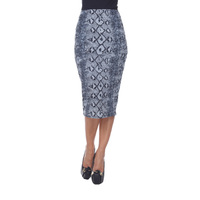White Mark Women's Midi Pencil Skirt - Thumbnail 6