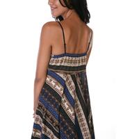 White Mark Women's Lisbon Handkerchief Hem Dress - Thumbnail 1