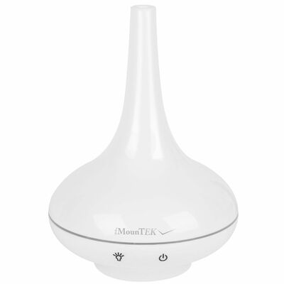 200ml cool mist humidifier with aroma diffuser & 7 color led lights - perfect for office, home, study, yoga, spa-white