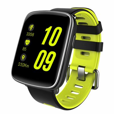 1.54'' color screen smart watch fitness tracker - ip68 waterproof, heart rate monitor, pedometer, sleep monitor-green