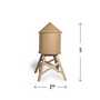 Boundless Brooklyn 5” DIY Micro Water Tower Model Kit - Small Size-1