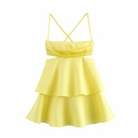 Fashionable Layered Embellished Slip Dress - Thumbnail 2