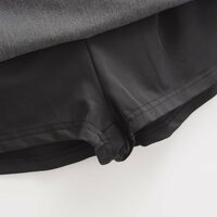Retro polka dot anti-exposure skirt - Thumbnail 4