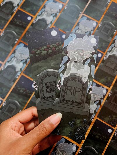 Ghost Graveyard Bookmark