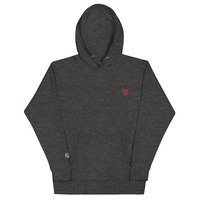Nyvi Love Embroidery Unisex Hoodie - Thumbnail 6