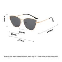  Vintage Cat Eye Sunglasses Sexy Classic Woman Vintage Sun Glasses - Thumbnail 5