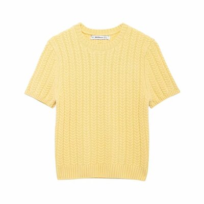 Street fashion round neck short sleeve top - Thumbnail 5