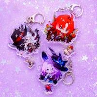 Honkai: Star Rail Character Keychains With Small Charm - Ultra High Quality - March (Hunt) / Yunli / Jiaoqiu - Thumbnail 1
