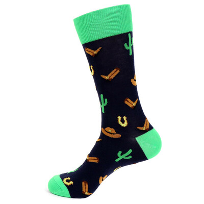 Wild west cowboy novelty socks old west