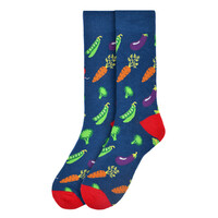 Men's Vegetables Socks Fun Novelty Socks Crazy Fun Lovely Food Crew Socks Groomsmen Wedding Socks - Thumbnail 1
