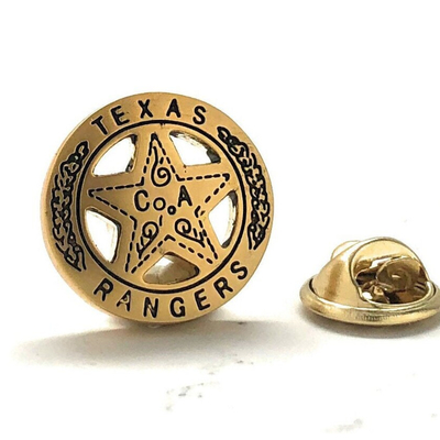 Texas ranger lapel pin law enforcement badge enamel pin state police big lone star state tie tack pin detective texas ranger gift