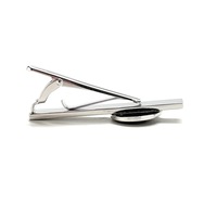 Federation of Planets Tie Bar Star Trek Silver Space Badge Crest Star Trek Cosplay SI FI Wear Tie Clip - Thumbnail 2