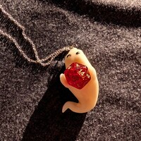 D20 Glow Ghost Necklace - Thumbnail 2