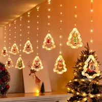 Christmas Lights, Tree Lights LED Christmas Decorations Indoor, Battery Operated Christmas Window Lights 9.84 ft - Thumbnail 2