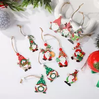  Christmas Tree Decorations - 24Pcs Christmas Tree Hanging Ornament Holiday Xmas Ornaments Christmas Decorations Indoors Home Decor - Thumbnail 2