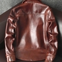 Mens Jacket Brown Real Leather Jacket Brown Leather Jacket 2024-1