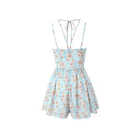 Halter neck dress with pleated puffy mini panty skirt - Thumbnail 2