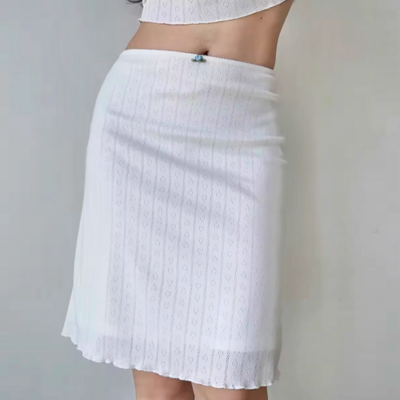 Hollow heart skirt