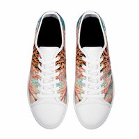 Mens Coral White Sneakers - Thumbnail 3